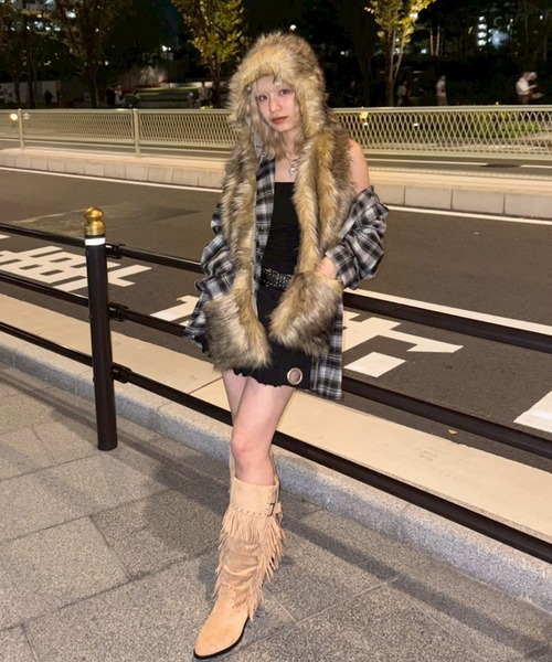 Fauxファーマフラー（マフラー）｜ACLENT（アクレント）のファッション