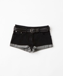 Heart Tattoo（ハートタトゥー）の「studs belt short pants　/　スタッズベルト付きショートパンツ（その他パンツ）」