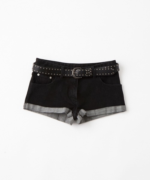 studs belt short pants / スタッズベルト付きショートパンツ（その他