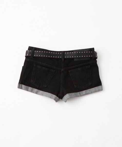 Heart Tattoo(ハートタトゥー)の「studs belt short pants / スタッズベルト付きショートパンツ(その他パンツ・レディース・ブラック系/ブラック系1・1/0)」の11枚目の写真