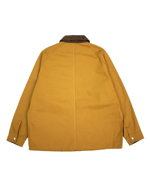 UNIVERSAL OVERALL(ユニバーサルオーバーオール)の「LINING OX COVERALL /オックスカバーオール/ワークジャケット(カバーオール・レディース・ブラウン/杢グレー/ブラウン系その他4・F)」の16枚目の写真