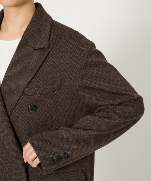 BARNYARDSTORM（バンヤードストーム）の「BARNYARDSTORM / ヘリンボーンジャケット / JAPAN FABRIC（テーラードジャケット・レディース・ブラウン・S/M）」の17枚目の写真