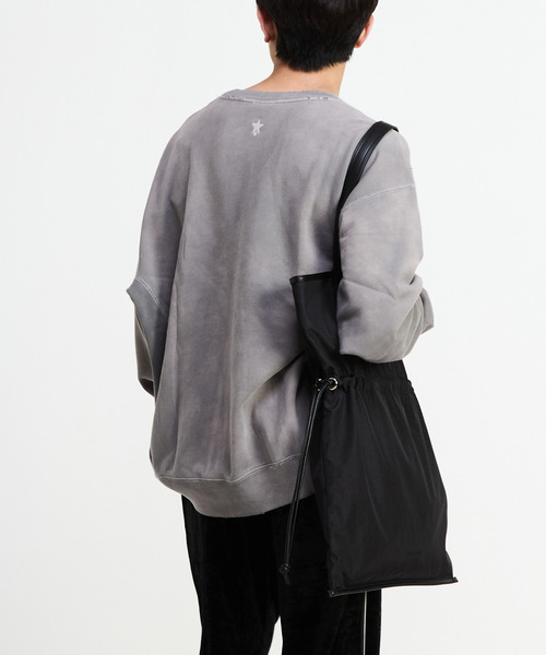 CONVERSE TOKYO（コンバーストウキョウ）の「STAR★ PRINT WASHED SWEAT（スウェット・メンズ・グレー/ブラック/オフホワイト・SMALL/LARGE）」の8枚目の写真