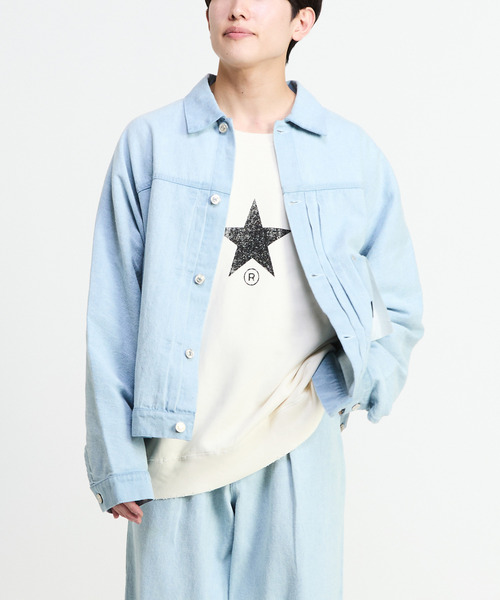 CONVERSE TOKYO（コンバーストウキョウ）の「STAR★ PRINT WASHED SWEAT（スウェット・メンズ・グレー/ブラック/オフホワイト・SMALL/LARGE）」の14枚目の写真