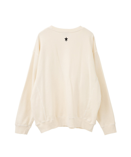 CONVERSE TOKYO（コンバーストウキョウ）の「STAR★ PRINT WASHED SWEAT（スウェット・メンズ・グレー/ブラック/オフホワイト・SMALL/LARGE）」の16枚目の写真