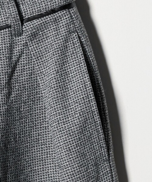 A DAY IN THE LIFE UNITED ARROWS(アデイインザライフユナイテッドアローズ)の「メランジ ツイードライク 2タック ワイドパンツ ‐ウォッシャブル‐<A DAY IN THE LIFE>(その他パンツ・レディース・モカ/ダークグレー/ベージュ・M/S)」の12枚目の写真
