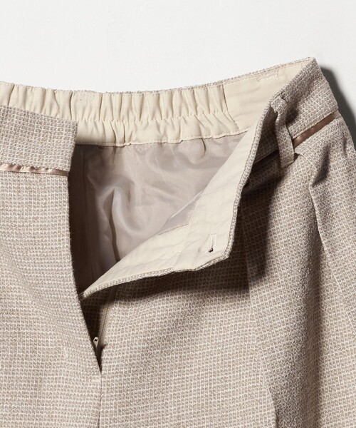 A DAY IN THE LIFE UNITED ARROWS(アデイインザライフユナイテッドアローズ)の「メランジ ツイードライク 2タック ワイドパンツ ‐ウォッシャブル‐<A DAY IN THE LIFE>(その他パンツ・レディース・モカ/ダークグレー/ベージュ・M/S)」の20枚目の写真