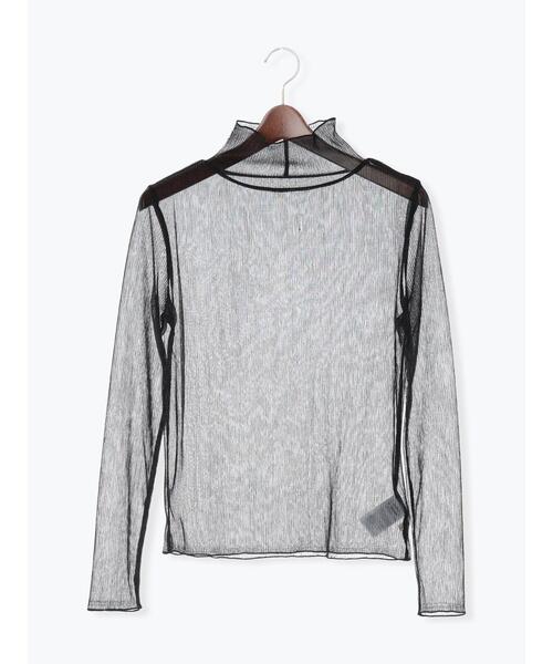 Te chichi（テチチ）の「ラメプリーツシアータートルインナー（Tシャツ/カットソー・レディース・シルバー/ブラック/ピンク・F）」の16枚目の写真