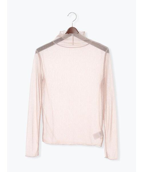 Te chichi（テチチ）の「ラメプリーツシアータートルインナー（Tシャツ/カットソー・レディース・シルバー/ブラック/ピンク・F）」の17枚目の写真