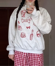 Vipoa（ヴィポア）の「Ribbon animal design sweat（スウェット）」