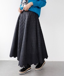 Three Four Time | キルティング刺繍スカート(スカート)