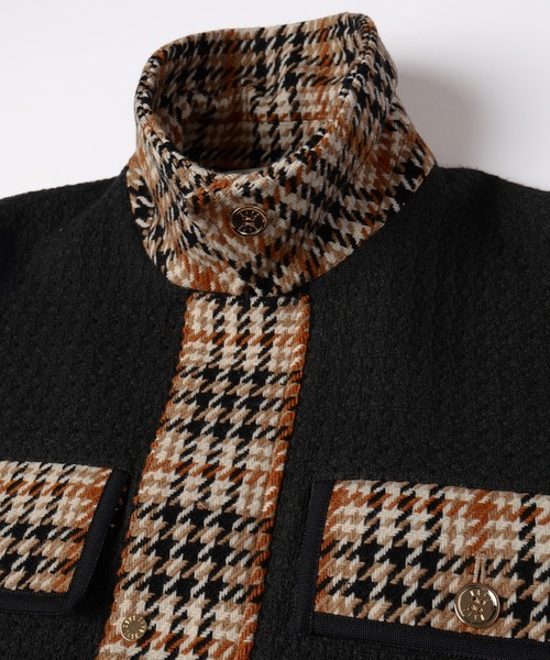 CULLNI(クルニ)の「CULLNI for DAKS LONDON Tweed Jacket(その他アウター・メンズ・ベージュ×ブラック/ブラック×ベージュ/チェック・0/1/2)」の20枚目の写真