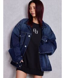 GYDA（ジェイダ）の「ヴィンテージBIGデニムGジャン（デニムジャケット）」
