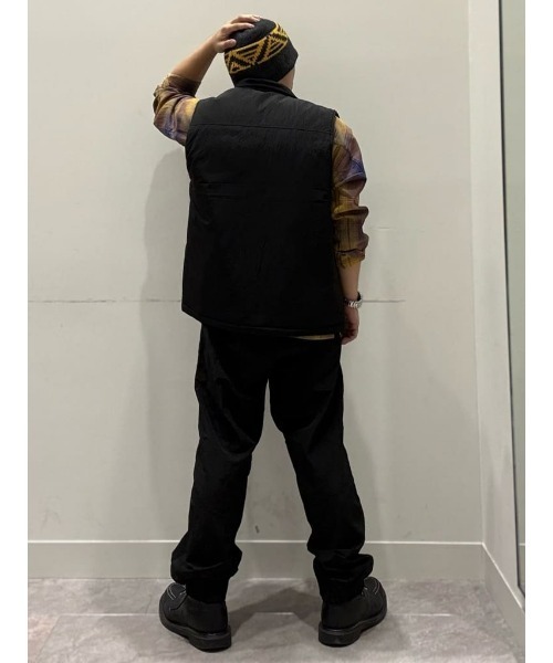 CAMP7（キャンプセブン）の「【CAMP7】ワッシャーナイロンサイドラインパンツ（シルエット/撥水加工/アクティブ/カジュアル）（その他パンツ・メンズ・ブラック/グレー・L/M/XL）」の15枚目の写真