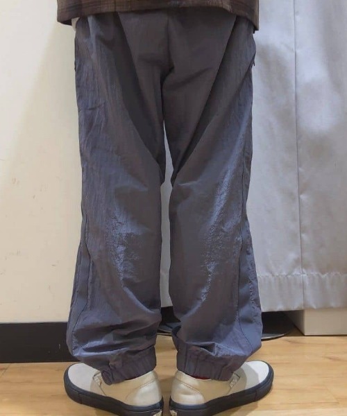 CAMP7（キャンプセブン）の「【CAMP7】ワッシャーナイロンサイドラインパンツ（シルエット/撥水加工/アクティブ/カジュアル）（その他パンツ・メンズ・ブラック/グレー・L/M/XL）」の19枚目の写真
