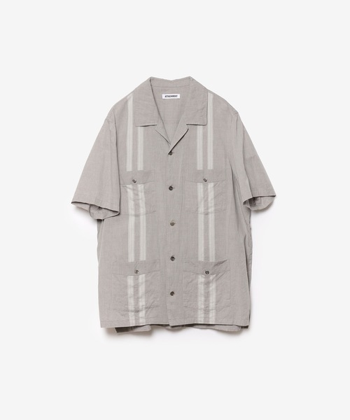 ATTACHMENT（アタッチメント）の「CO/TEN ジャガードローン グアヤベラ SHIRT / CO/TEN JACQUARD LAWN GUAYABERA SHIRT（シャツ/ブラウス・メンズ・ライトブルー/グレー/オフホワイト・3/2/1）」の2枚目の写真