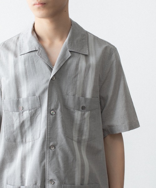ATTACHMENT（アタッチメント）の「CO/TEN ジャガードローン グアヤベラ SHIRT / CO/TEN JACQUARD LAWN GUAYABERA SHIRT（シャツ/ブラウス・メンズ・ライトブルー/グレー/オフホワイト・3/2/1）」の21枚目の写真