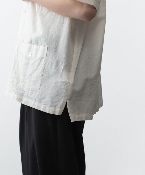 ATTACHMENT（アタッチメント）の「CO/TEN ジャガードローン グアヤベラ SHIRT / CO/TEN JACQUARD LAWN GUAYABERA SHIRT（シャツ/ブラウス・メンズ・ライトブルー/グレー/オフホワイト・3/2/1）」の7枚目の写真