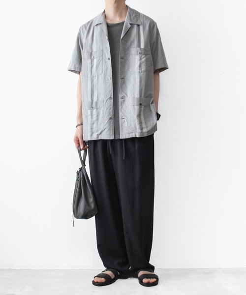 ATTACHMENT(アタッチメント)の「CO/TEN ジャガードローン グアヤベラ SHIRT / CO/TEN JACQUARD LAWN GUAYABERA SHIRT(シャツ/ブラウス・メンズ・ライトブルー/グレー/オフホワイト・3/2/1)」の19枚目の写真
