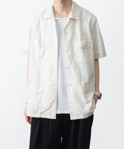 ATTACHMENT(アタッチメント)の「CO/TEN ジャガードローン グアヤベラ SHIRT / CO/TEN JACQUARD LAWN GUAYABERA SHIRT(シャツ/ブラウス・メンズ・ライトブルー/グレー/オフホワイト・3/2/1)」の18枚目の写真