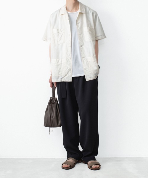 ATTACHMENT(アタッチメント)の「CO/TEN ジャガードローン グアヤベラ SHIRT / CO/TEN JACQUARD LAWN GUAYABERA SHIRT(シャツ/ブラウス・メンズ・ライトブルー/グレー/オフホワイト・3/2/1)」の6枚目の写真
