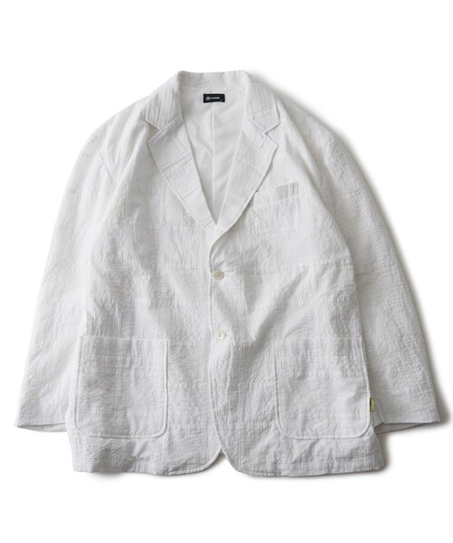 Subciety(サブサエティ)の「Patchwork tailored jacket(テーラードジャケット・メンズ・ブラック/ホワイト・SMALL/MEDIUM/LARGE/X-LARGE)」の22枚目の写真