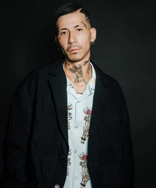 Subciety(サブサエティ)の「Patchwork tailored jacket(テーラードジャケット・メンズ・ブラック/ホワイト・SMALL/MEDIUM/LARGE/X-LARGE)」の12枚目の写真