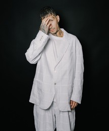 Subciety（サブサエティ）の「Patchwork tailored jacket（テーラードジャケット）」