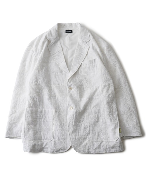 Subciety(サブサエティ)の「Patchwork tailored jacket(テーラードジャケット・メンズ・ブラック/ホワイト・SMALL/MEDIUM/LARGE/X-LARGE)」の7枚目の写真