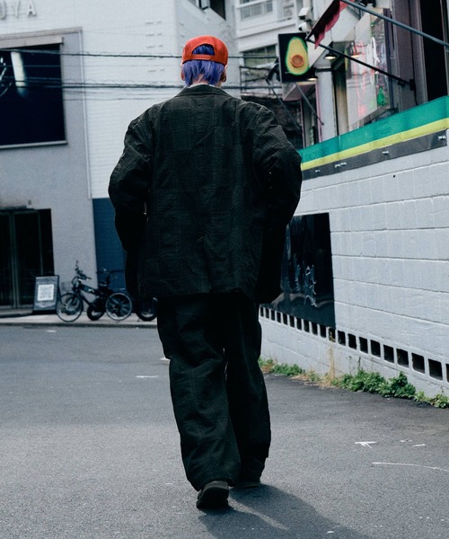 Subciety(サブサエティ)の「Patchwork tailored jacket(テーラードジャケット・メンズ・ブラック/ホワイト・SMALL/MEDIUM/LARGE/X-LARGE)」の16枚目の写真