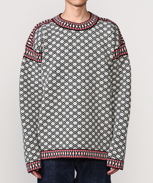 Bshop（ビショップ）の「Longa Liis | ヴィンテージ フォークセーター BLACK MEN（ニット/セーター・メンズ・ブラック系その他・M/L）」の7枚目の写真