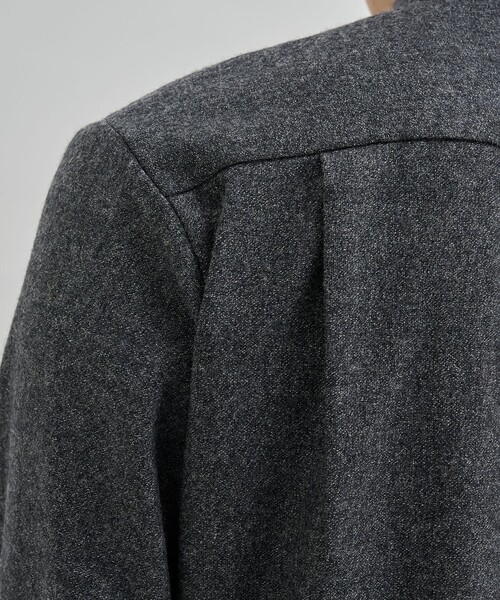 UNITED TOKYO（ユナイテッドトウキョウ）の「SOFT TWEED レギュラーカラーシャツ（シャツ/ブラウス・メンズ・ダークグレー/ブラウン・1/2/3）」の8枚目の写真