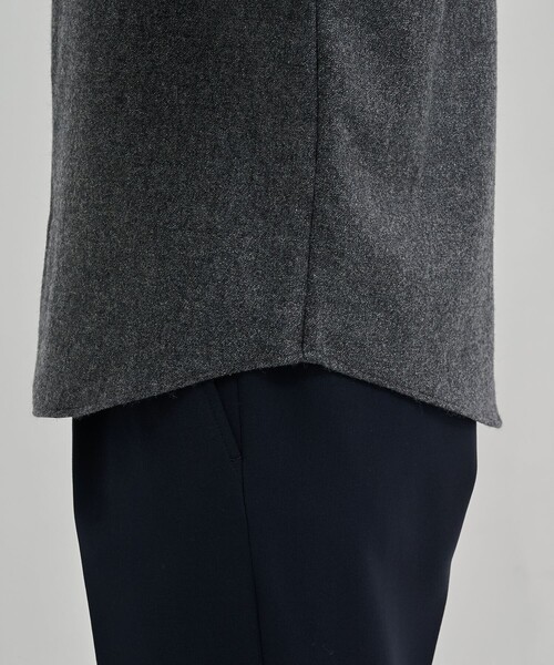 UNITED TOKYO（ユナイテッドトウキョウ）の「SOFT TWEED レギュラーカラーシャツ（シャツ/ブラウス・メンズ・ダークグレー/ブラウン・1/2/3）」の9枚目の写真