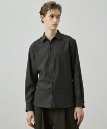 UNITED TOKYO | SOFT TWEED レギュラーカラーシャツ(シャツ/ブラウス)