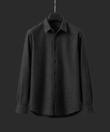 【残りわずか】SOFT TWEED レギュラーカラーシャツ　｜防臭性/防シワ性/オフィスカジュアル/ウール/ソフトタッチ