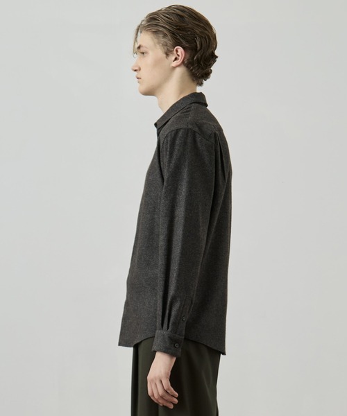 UNITED TOKYO（ユナイテッドトウキョウ）の「SOFT TWEED レギュラーカラーシャツ（シャツ/ブラウス・メンズ・ダークグレー/ブラウン・1/2/3）」の20枚目の写真