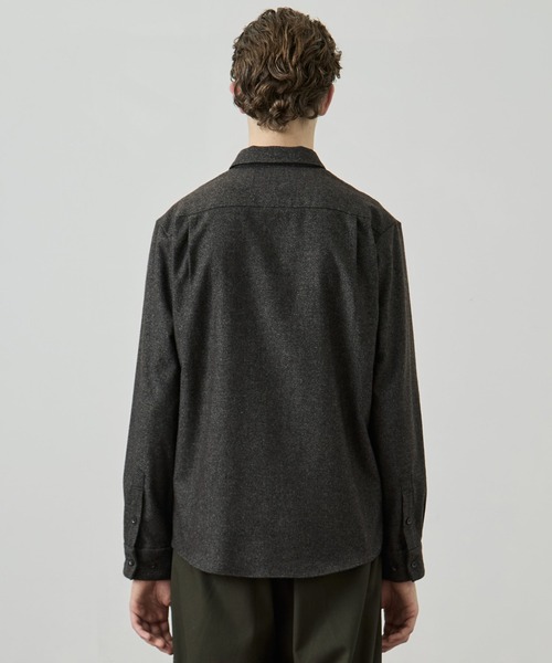 UNITED TOKYO（ユナイテッドトウキョウ）の「SOFT TWEED レギュラーカラーシャツ（シャツ/ブラウス・メンズ・ダークグレー/ブラウン・1/2/3）」の21枚目の写真
