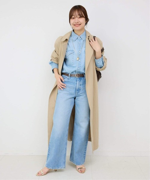 SLOBE IENA（スローブイエナ）の「《追加6》SLOBE ラウンドバックルレザーベルト（ベルト・レディース・ブラウン/ブラック・FREE）」の6枚目の写真