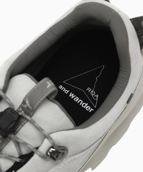 and wander（アンドワンダー）の「【and wander/アンドワンダー】ROA cingino（スニーカー・メンズ・ダークグレー/ホワイト・41/42/43）」の10枚目の写真
