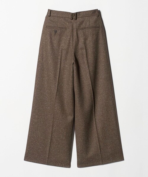 UNITED ARROWS（ユナイテッドアローズ）の「ツイードライク 2タック ワイド パンツ（その他パンツ・レディース・ナチュラル/ダークブラウン・38/34/36）」の12枚目の写真