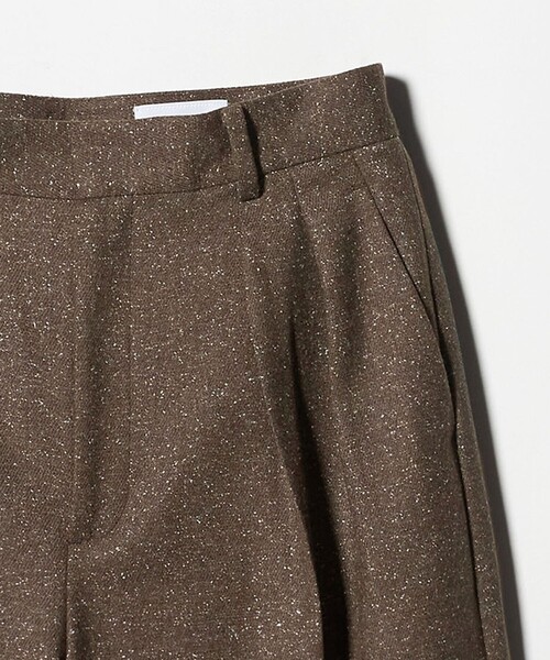 UNITED ARROWS（ユナイテッドアローズ）の「ツイードライク 2タック ワイド パンツ（その他パンツ・レディース・ナチュラル/ダークブラウン・38/34/36）」の13枚目の写真