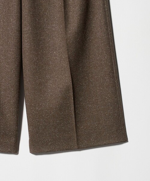 UNITED ARROWS（ユナイテッドアローズ）の「ツイードライク 2タック ワイド パンツ（その他パンツ・レディース・ナチュラル/ダークブラウン・38/34/36）」の18枚目の写真