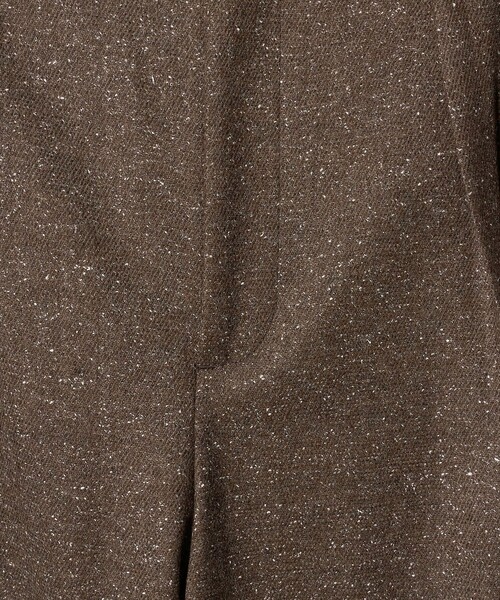 UNITED ARROWS（ユナイテッドアローズ）の「ツイードライク 2タック ワイド パンツ（その他パンツ・レディース・ナチュラル/ダークブラウン・38/34/36）」の19枚目の写真