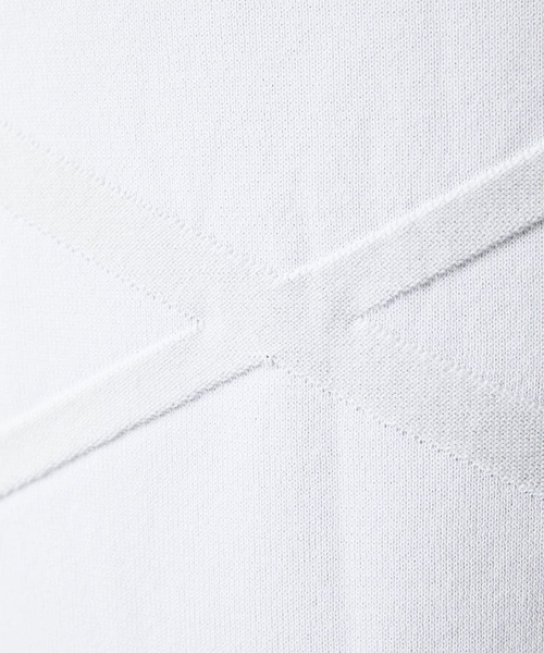 MICHEL KLEIN HOMME   （ミッシェルクランオム）の「切り替えクルーネックニット（ニット/セーター・メンズ・グレー/ブルー/ホワイト・MEDIUM/LARGE/X-LARGE）」の13枚目の写真