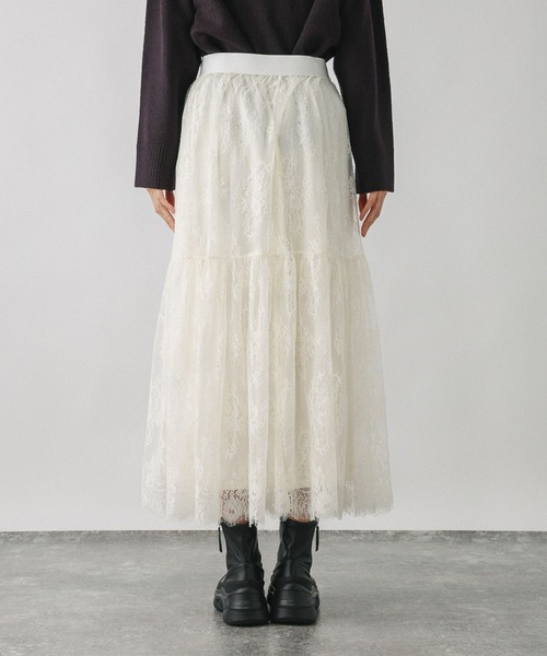 セール】フワフワHugmeレーススカートSET/580927（ワンピース