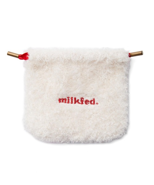 MILKFED.（ミルクフェド）の「MILKFED. × PEANUTS DRAWSTRING POUCH（ソックス/靴下・レディース・オフホワイト・ONE SIZE）」の5枚目の写真