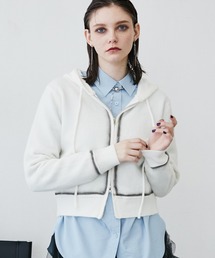 MONOe（モノエ）の「スプレー加工配色ダブルジップパーカー（パーカー）」