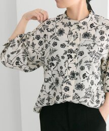総柄ブラウス　イア　パピオネ ブランド古着】ear PAPILLONNER｜イアパピヨネのシャツ/ブラウス古着