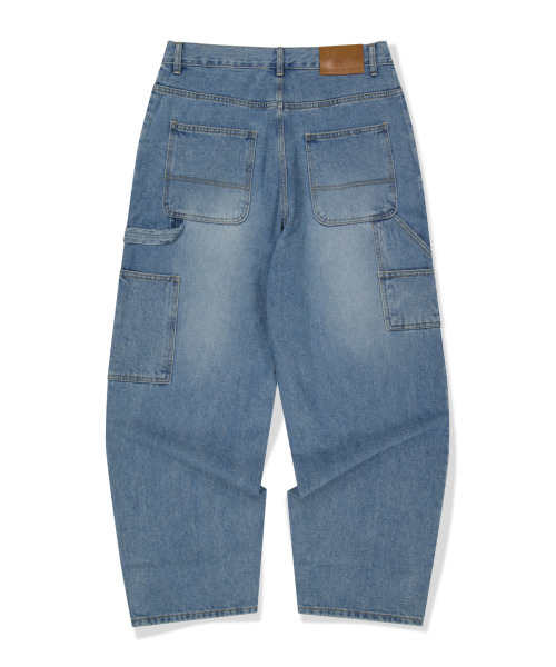 WKNDRS(ウィーキャンドース)の「DRAGGY WORK PANTS (DENIM)(デニムパンツ・レディース・その他・SMALL/MEDIUM/LARGE/X-LARGE)」の1枚目の写真