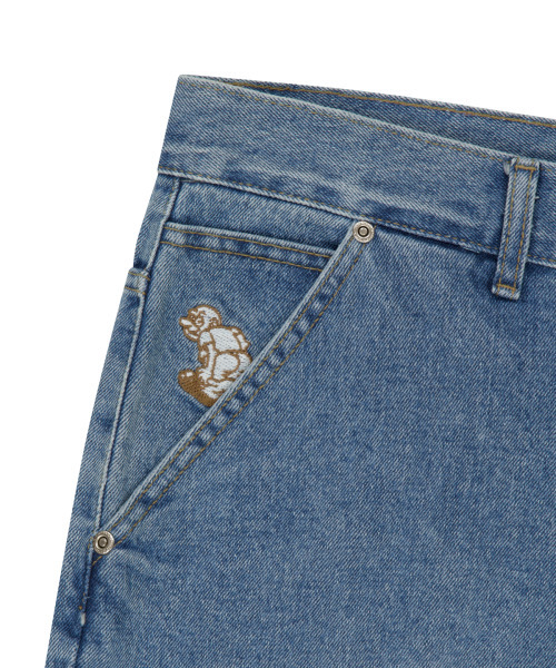 WKNDRS(ウィーキャンドース)の「DRAGGY WORK PANTS (DENIM)(デニムパンツ・レディース・その他・SMALL/MEDIUM/LARGE/X-LARGE)」の4枚目の写真